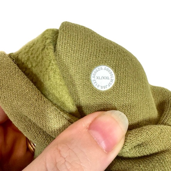 Lululemon Scuba Oversized Funnel Neck Half-Zip in Bronze Green XL/XXL W3FJ6S - Picture 10 of 11